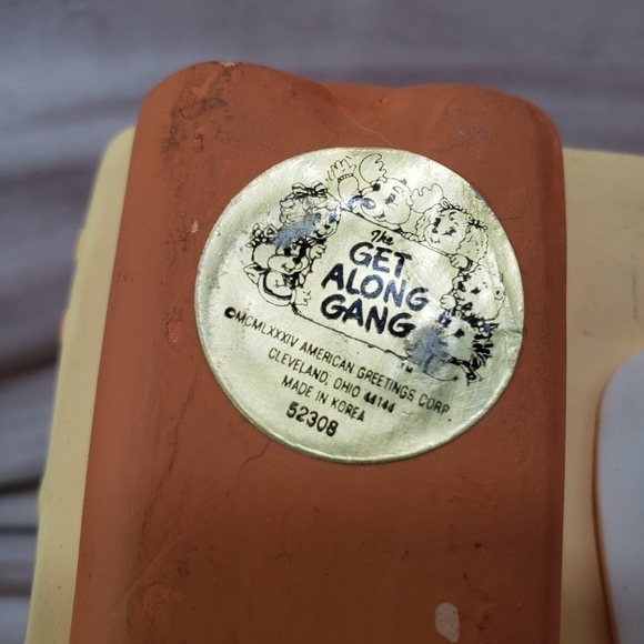 The Get Along Gang Ceramic Train Car Bank American Greetings 1984 Korea READ - Picture 7 of 9